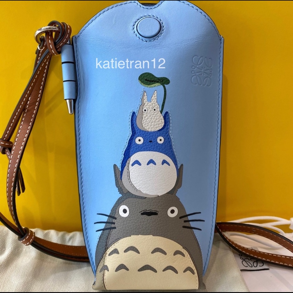 Loewe x Totoro Gate Pocket shoulder crossbody bag - Picture 3 of 11